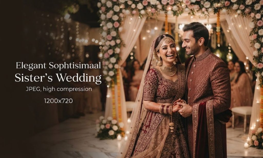 Sister Wedding Caption for WhatsApp