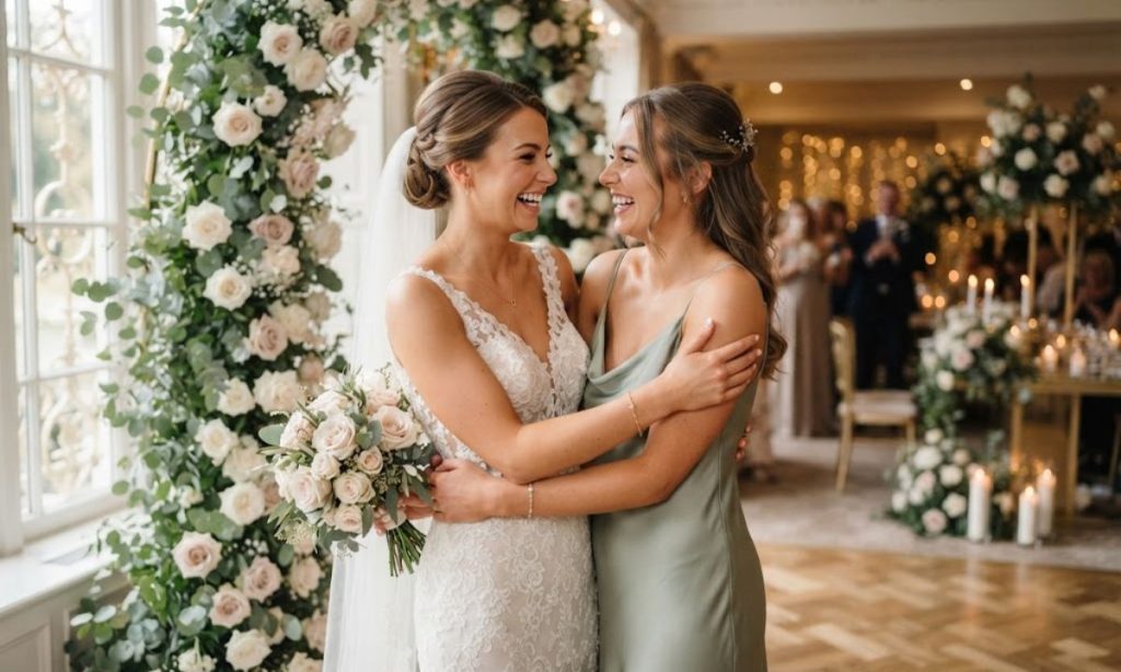 Sister Wedding Captions in English