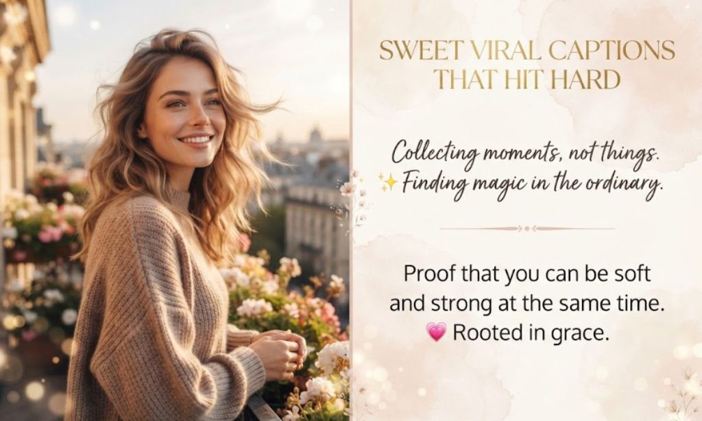 Sweet Viral Captions For Instagram That Hit Hard