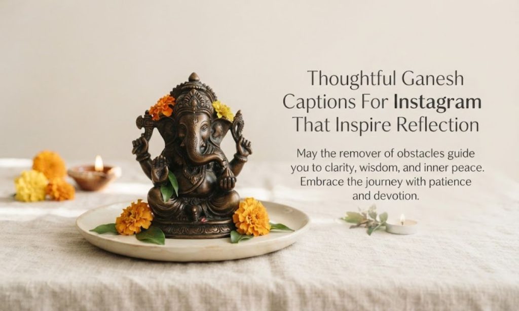 Thoughtful Ganesh Captions For Instagram