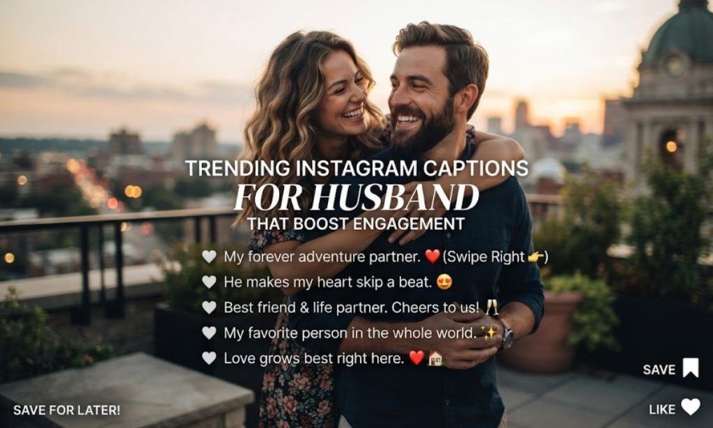 Trending Instagram Captions For Husband That Boost Engagement