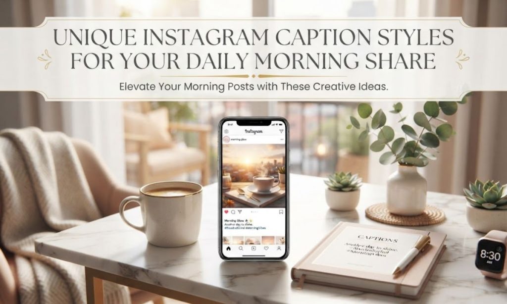 Unique Instagram Caption Styles for Your Daily Morning Share