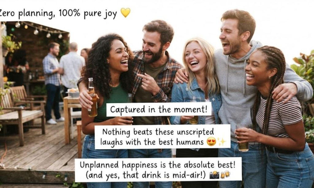 Unplanned Photo Captions That Capture Natural Happiness