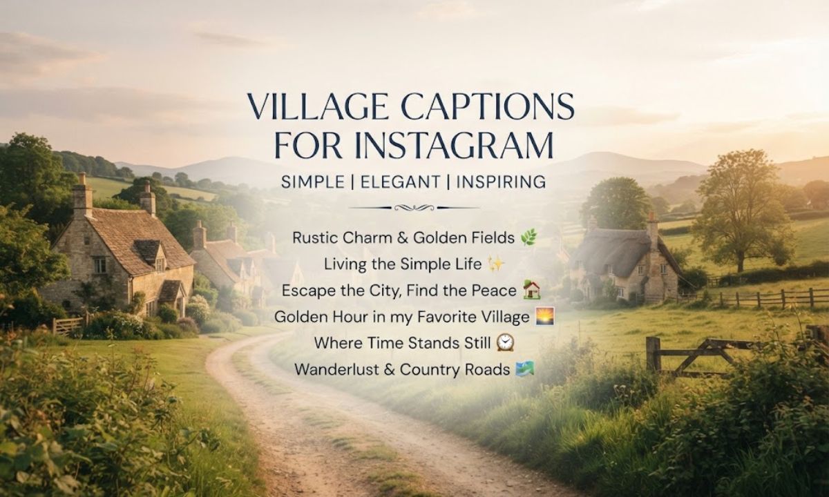 Village Captions for Instagram