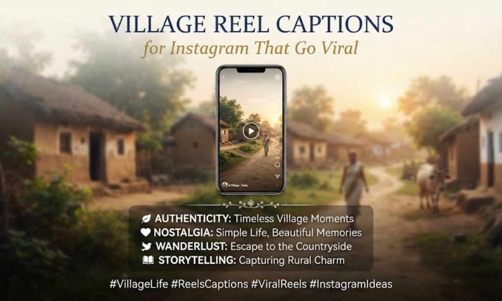 Village Reel Captions for Instagram That Go Viral