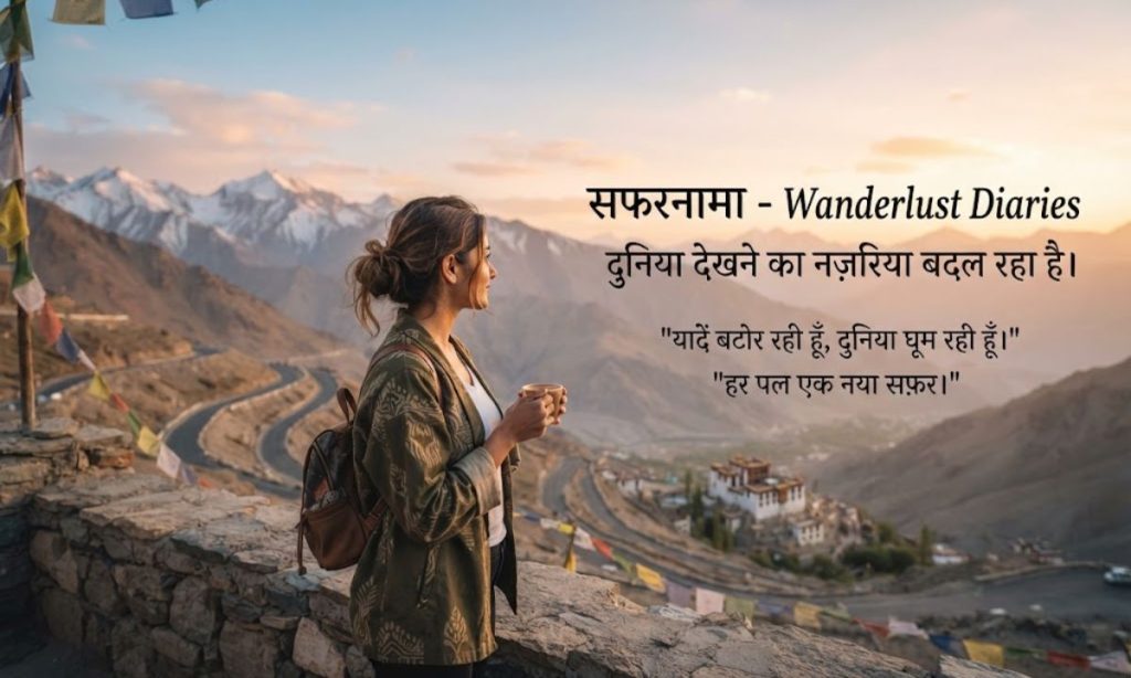 Wanderlust Hindi Captions for Instagram for Girls Who Love Travel