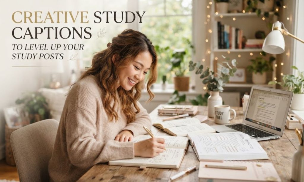 Creative Study Captions To Level Up Your Study Posts