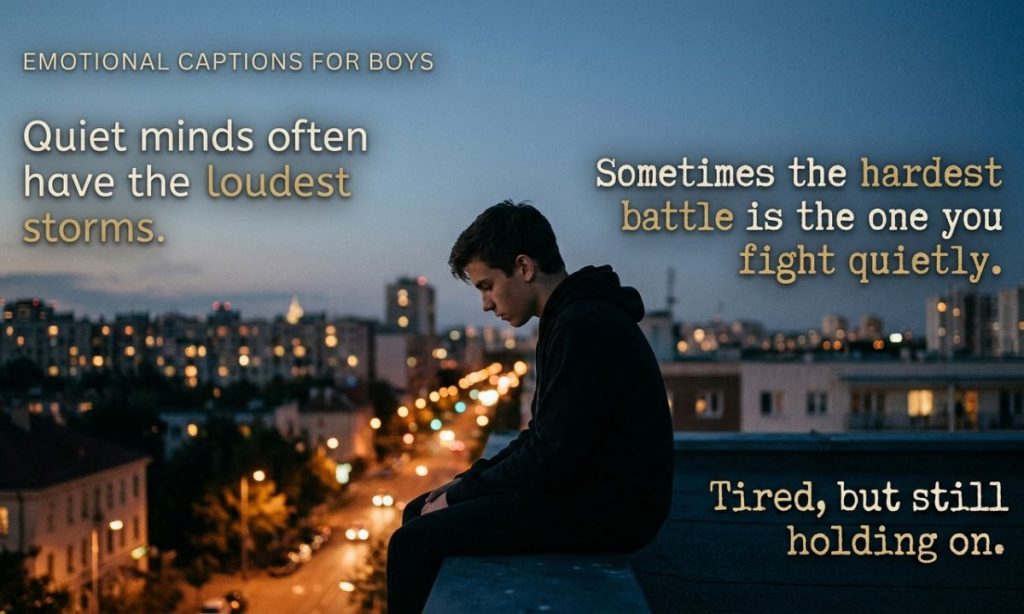 Emotional Captions in English for Boy