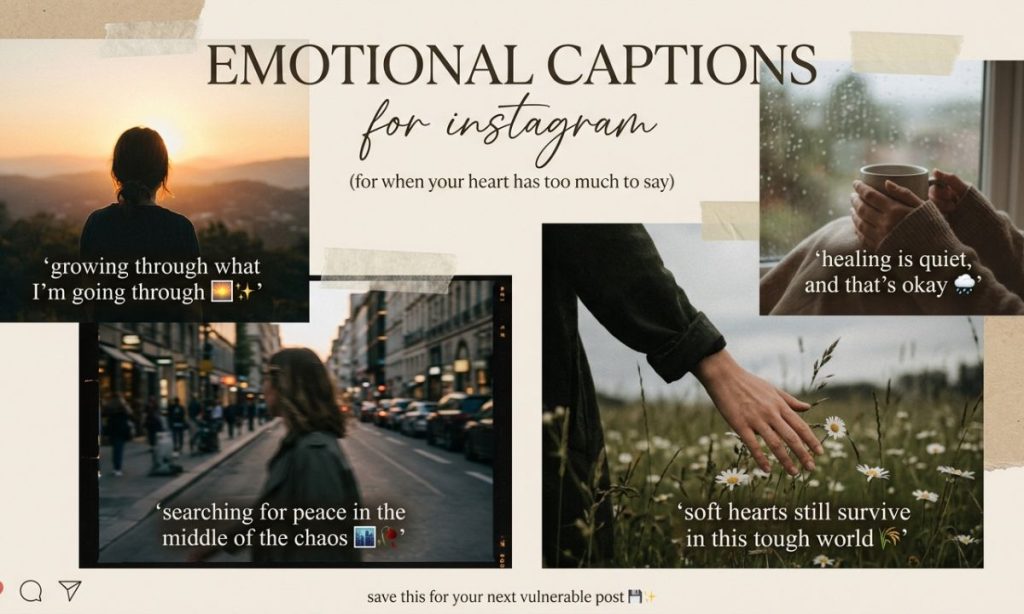Emotional Captions in English for Instagram