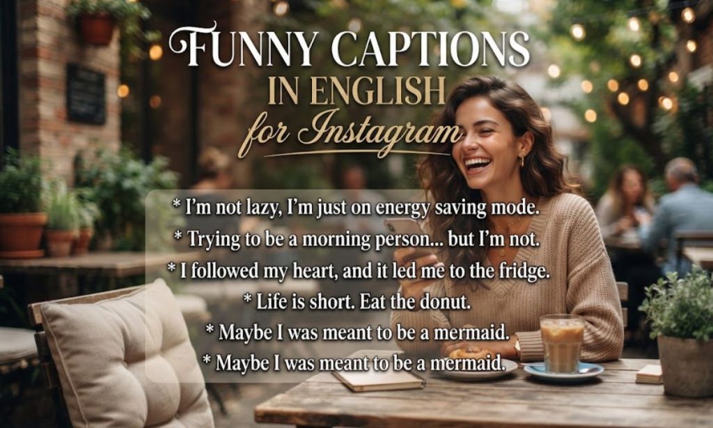 Funny Captions in English for Instagram