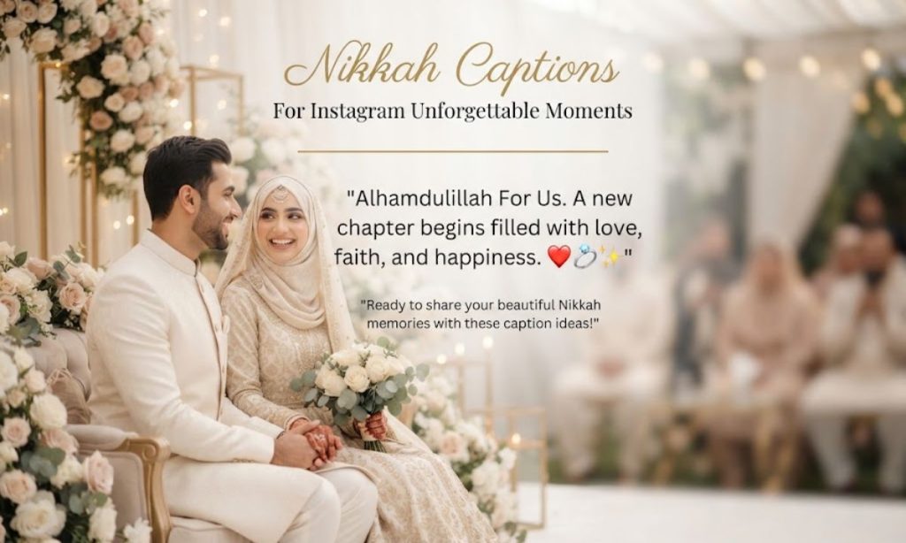 Nikkah Captions For Instagram Unforgettable Moments
