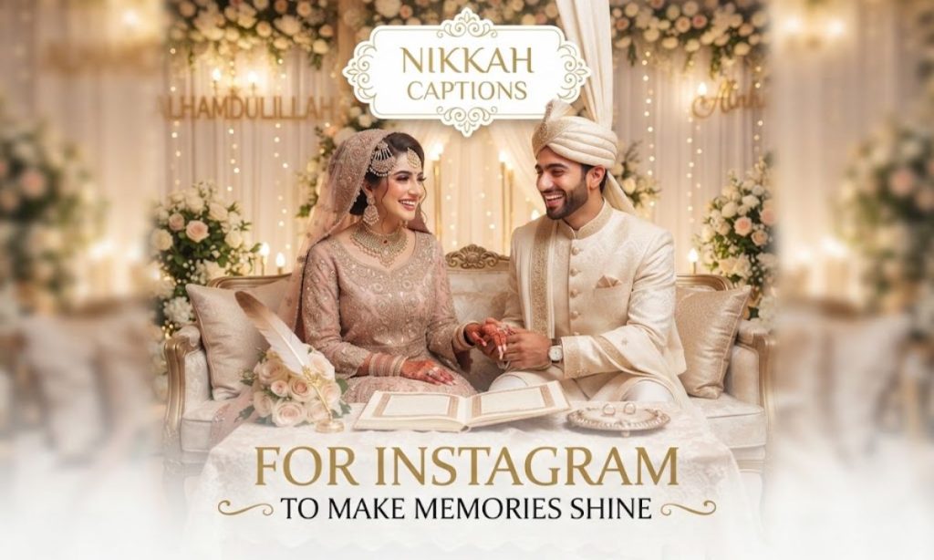 Nikkah Captions For Instagram to Make Memories Shine