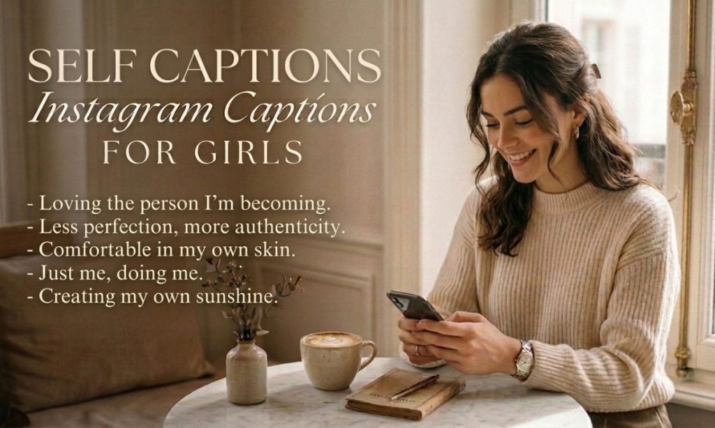 Self captions for Instagram for girl