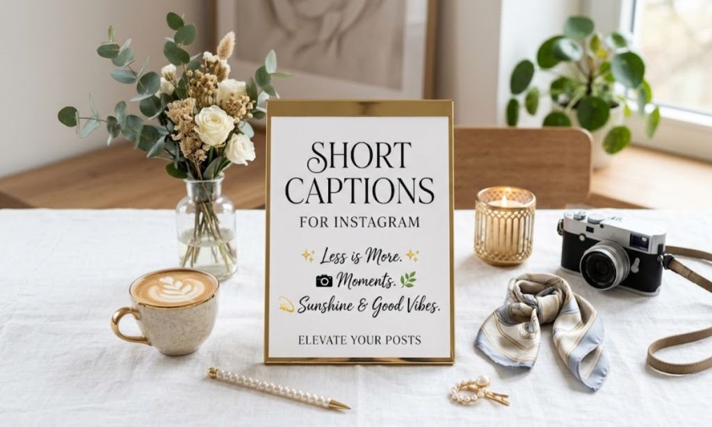 Short Captions in English for Instagram