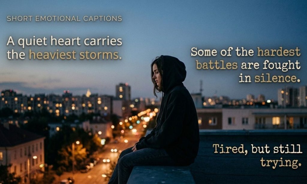Short Emotional Captions in English