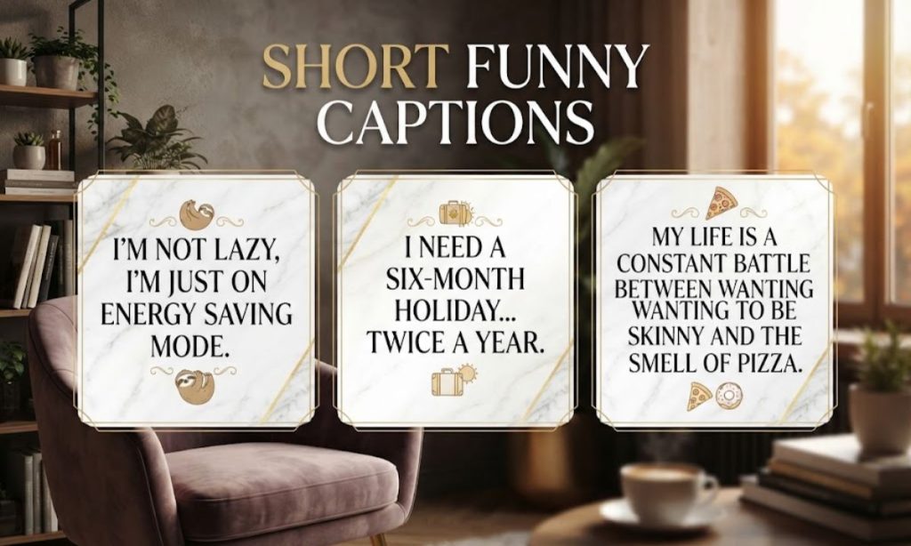 Short Funny Captions
