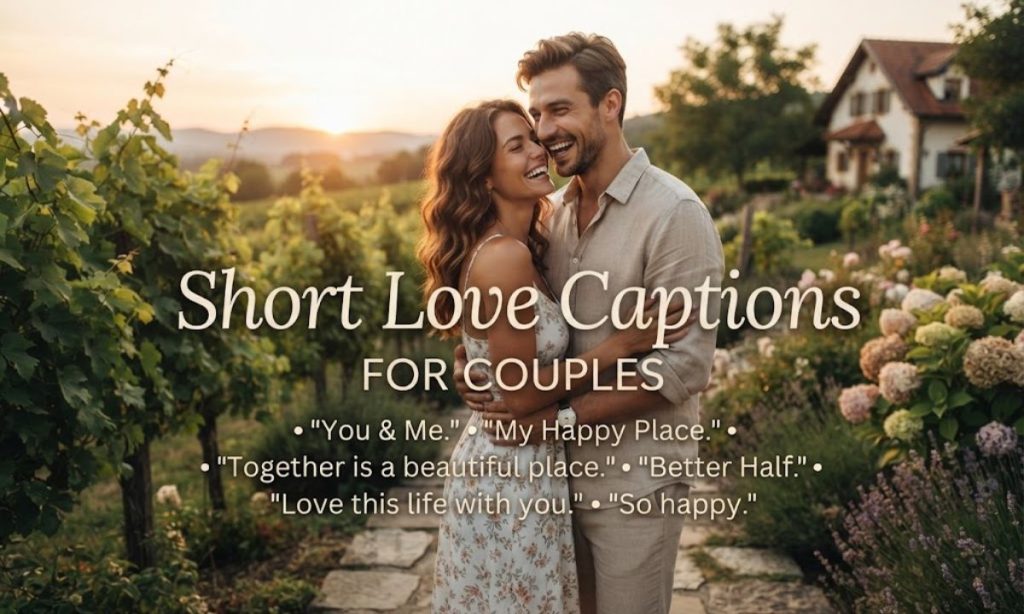 Short Love Captions for Couples