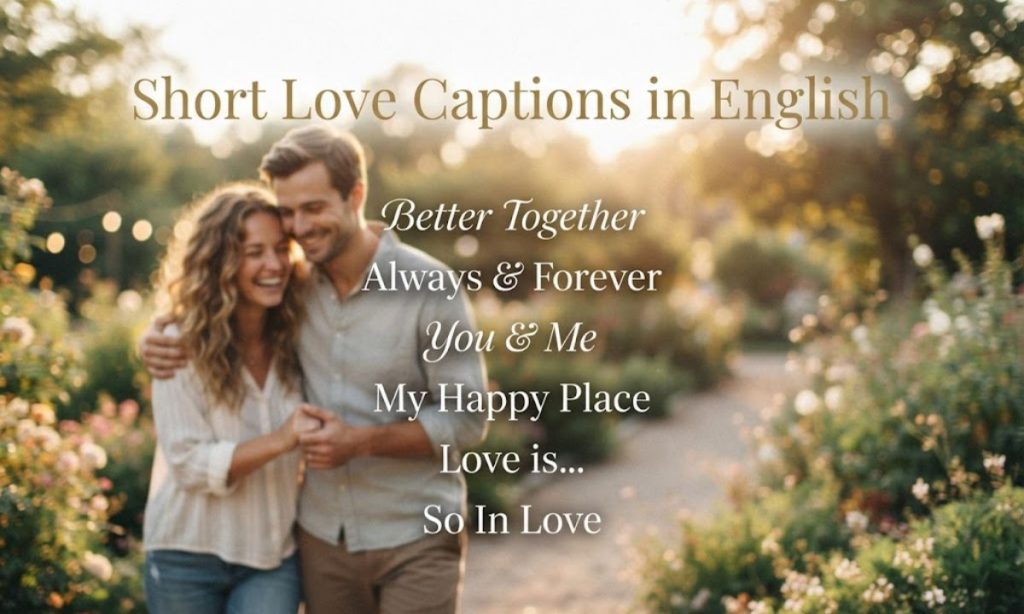 Short Love Captions in English