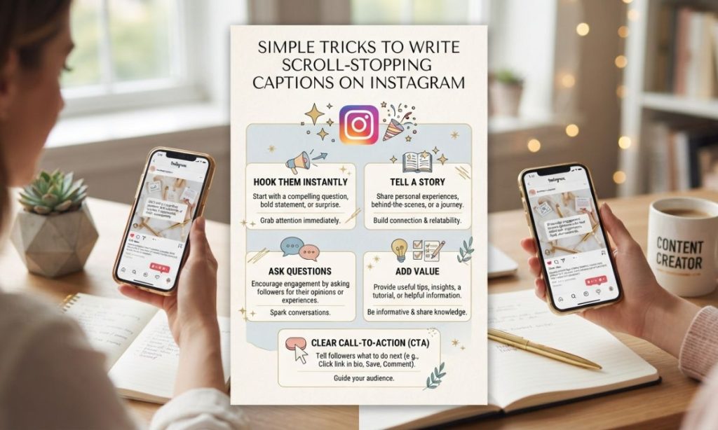 Simple Tricks to Write Scroll-Stopping Captions on Instagram