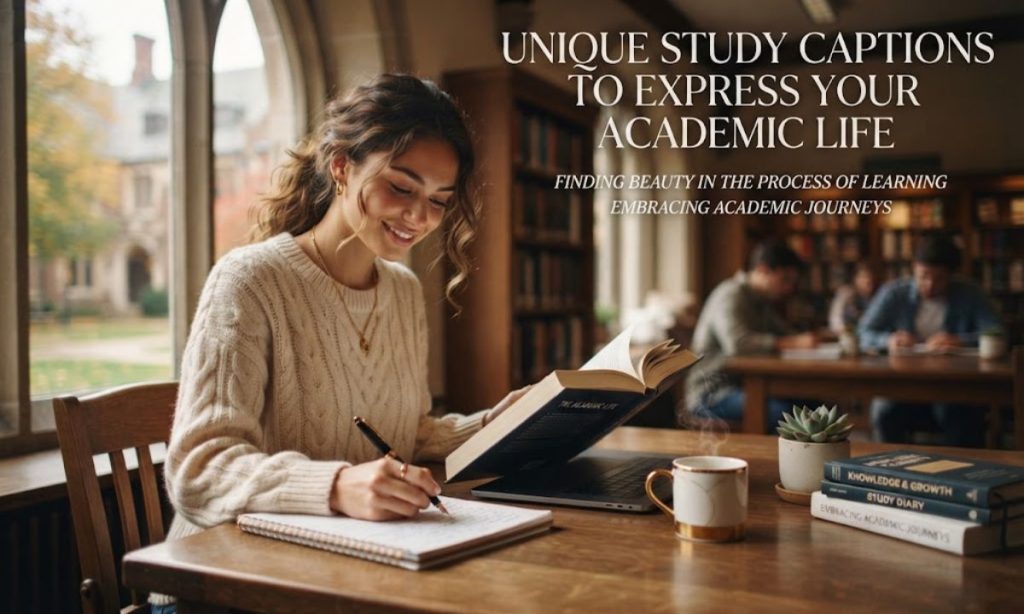 Unique Study Captions To Express Your Academic Life