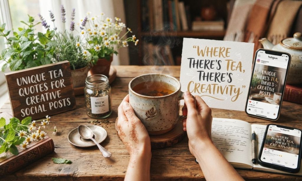 Unique Tea Quotes for Creative Social Posts